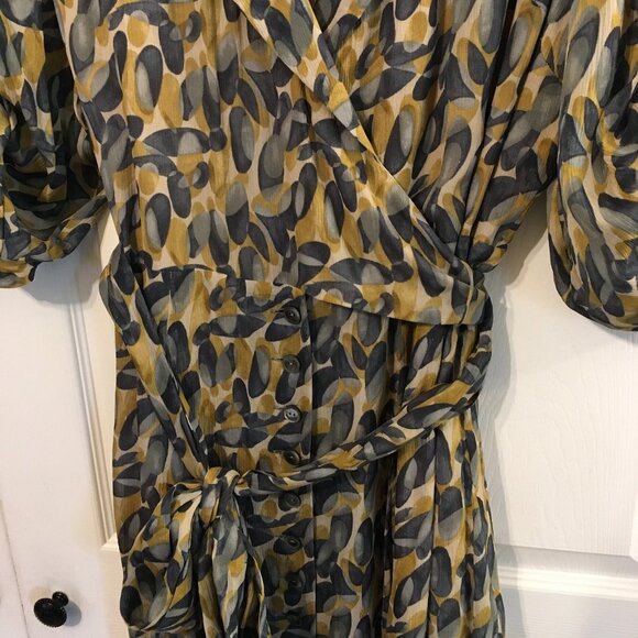 Jones New York Woman's Collection Dress 100% Silk - Picture 9 of 12
